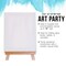 10.5" Small Wooden Tabletop Easel (6 Pack) for Painting and Display Stand - A-Frame Table Top Easel, Canvas Holder